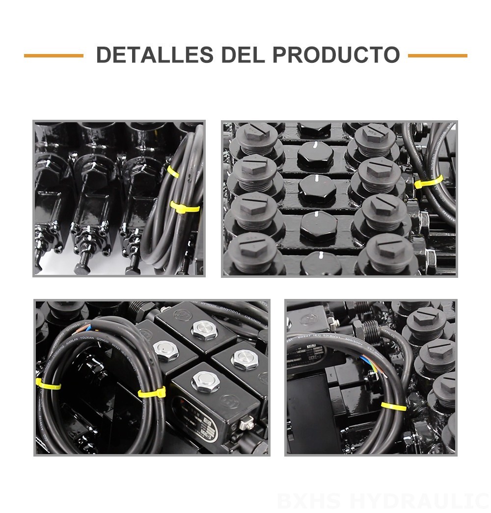 DCV150-10-NPT Manual y Electrohidráulico 10 carretes Válvula direccional seccional